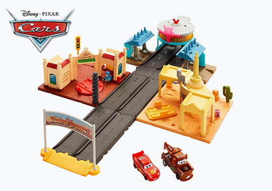 Disney Pixar Cars On The Road Radiator Springs Tour Playset