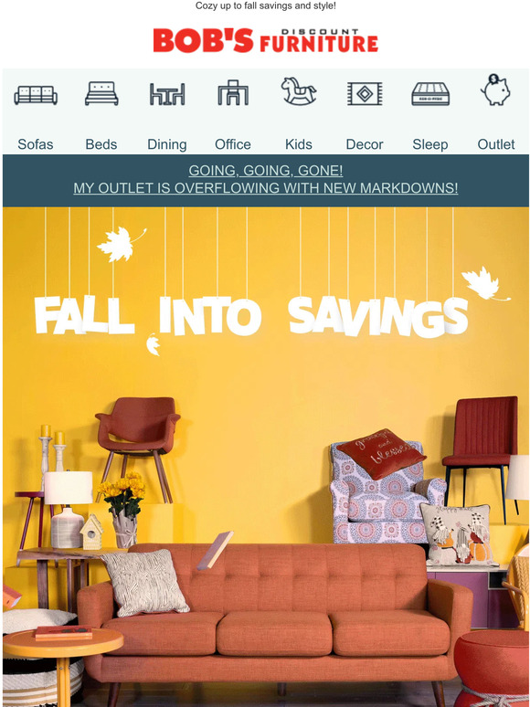 Bob's Discount Furniture My Fall faves are here! Milled