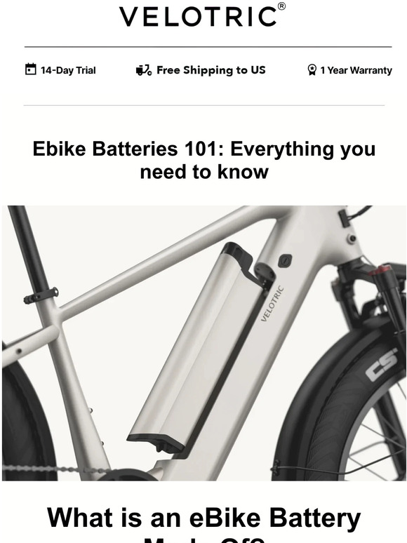 Velotric everything you need to know eBike Batteries Milled