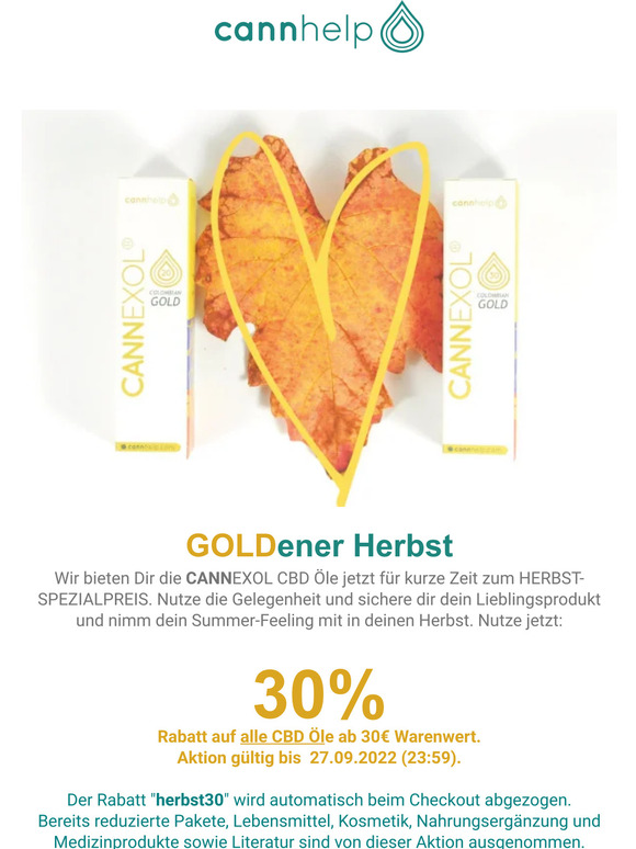 GOLDener Herbst mit CANNEXOL