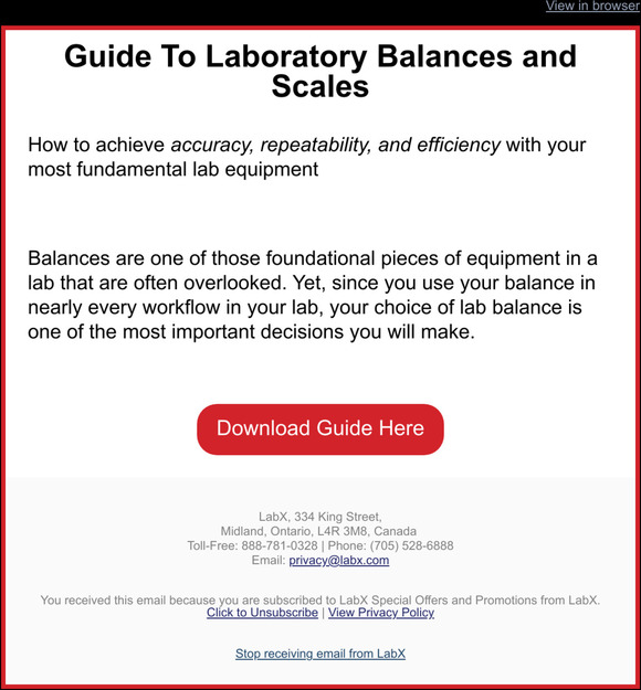 LabX Download Guide To Laboratory Balances and Scales Milled
