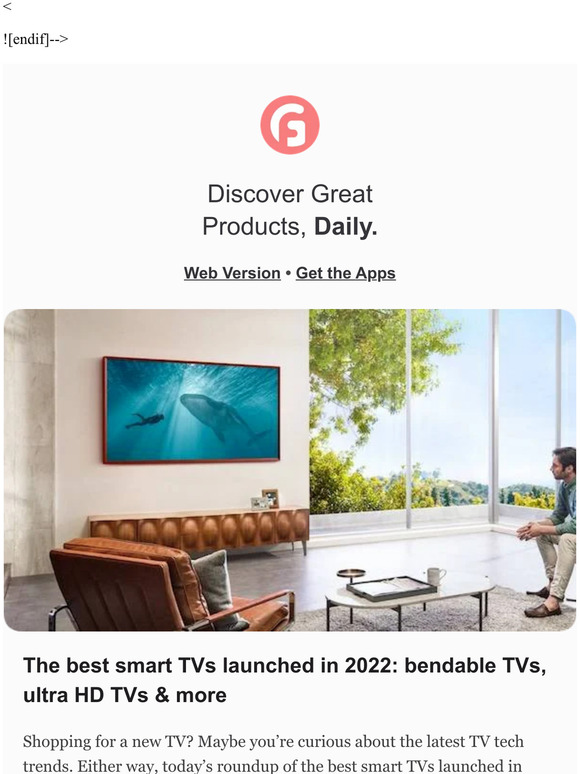 Gadget Flow The best smart TVs launched in 2022 Milled