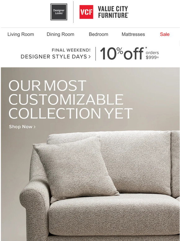 Value City Furniture NEW! Choose your length & depth >>> Milled