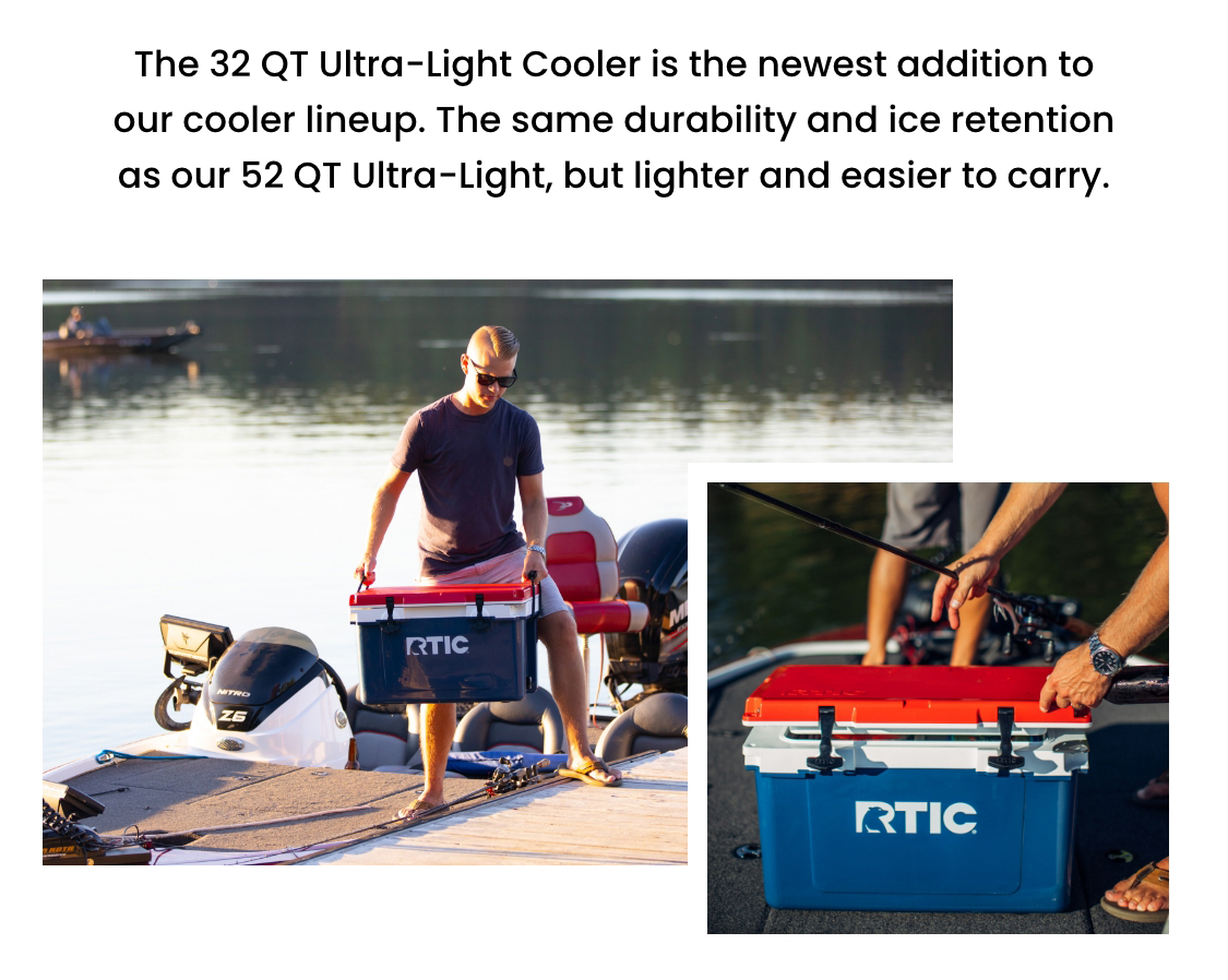 32 QT Ultra-Light Cooler, Patriot