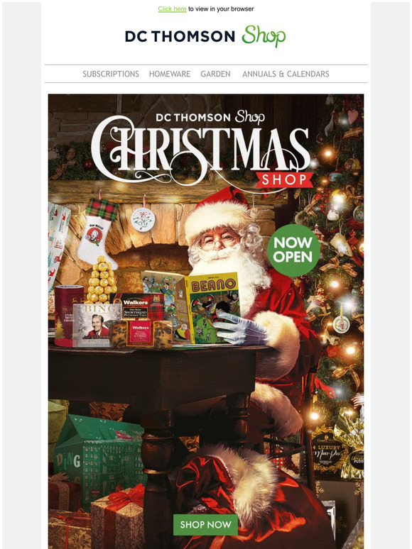 Christmas Shop now open 🎄🎅