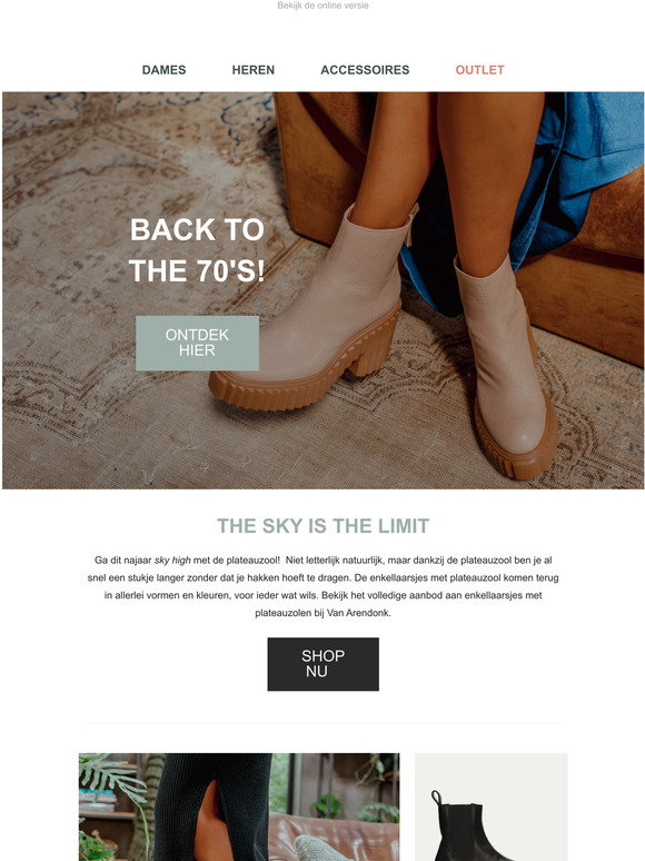 Van Arendonk : Bekijk de nieuwe trend: hoge chelsea boots | Milled