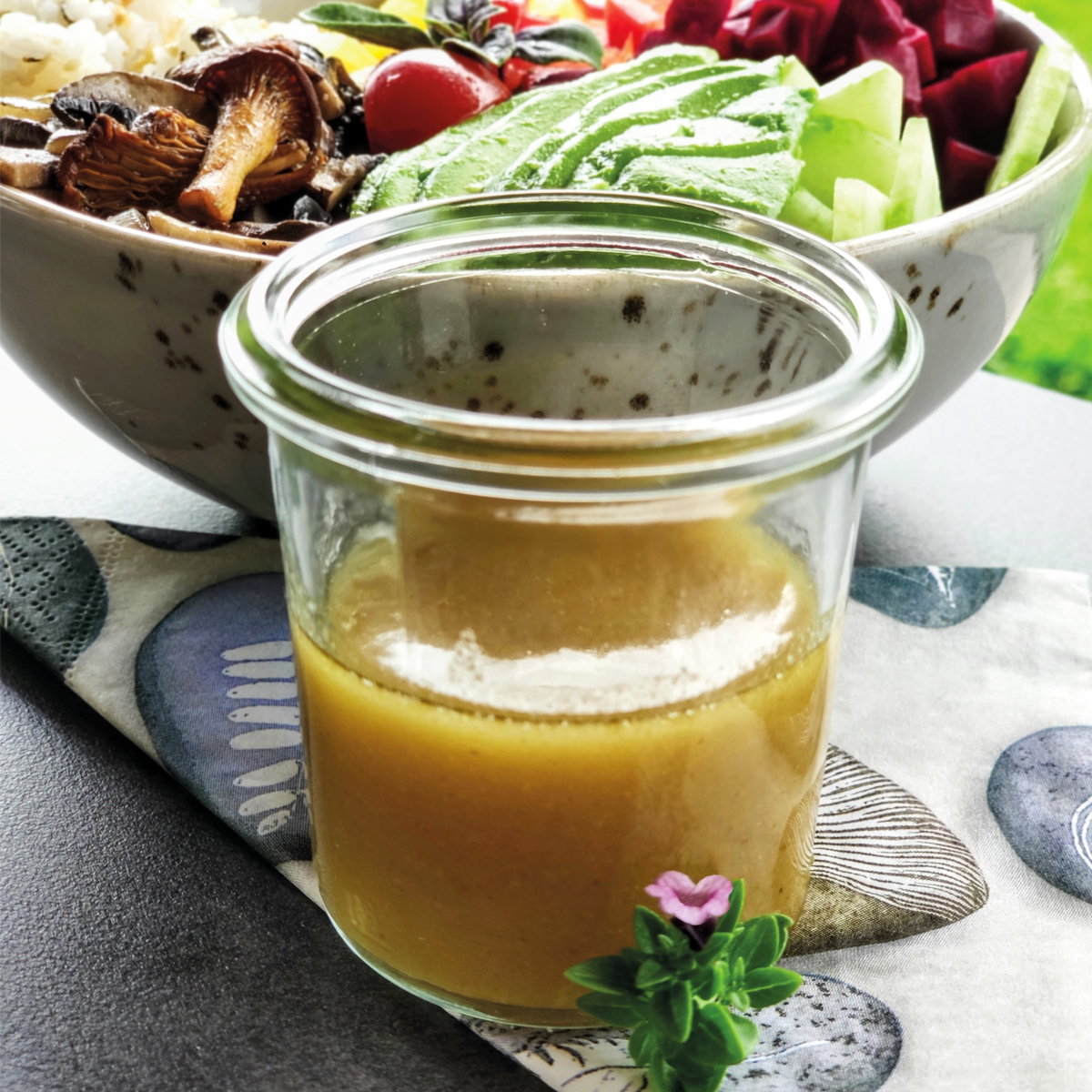Hanföl Senf Dressing