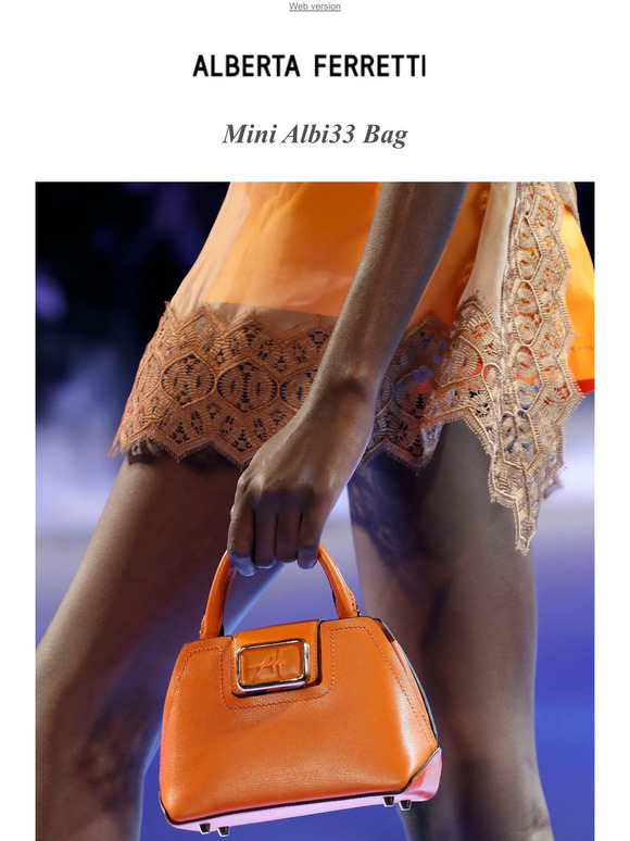 Alberta Ferretti: Alberta Ferretti Presents Her New Albi 33 Bag