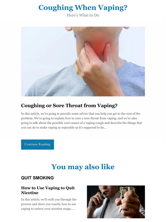 Innokin Technology Vaping 101 Coughing When Vaping? Milled