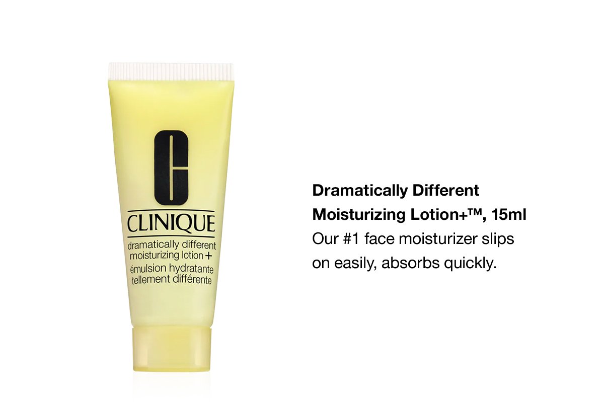 Dramatically Different Moisturizing Lotion+™, 15ml | Our #1 face moisturizer slips on easily, absorbs quickly.