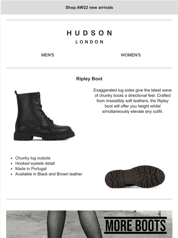 Ripley Lace Up Boot | Hudson Womens