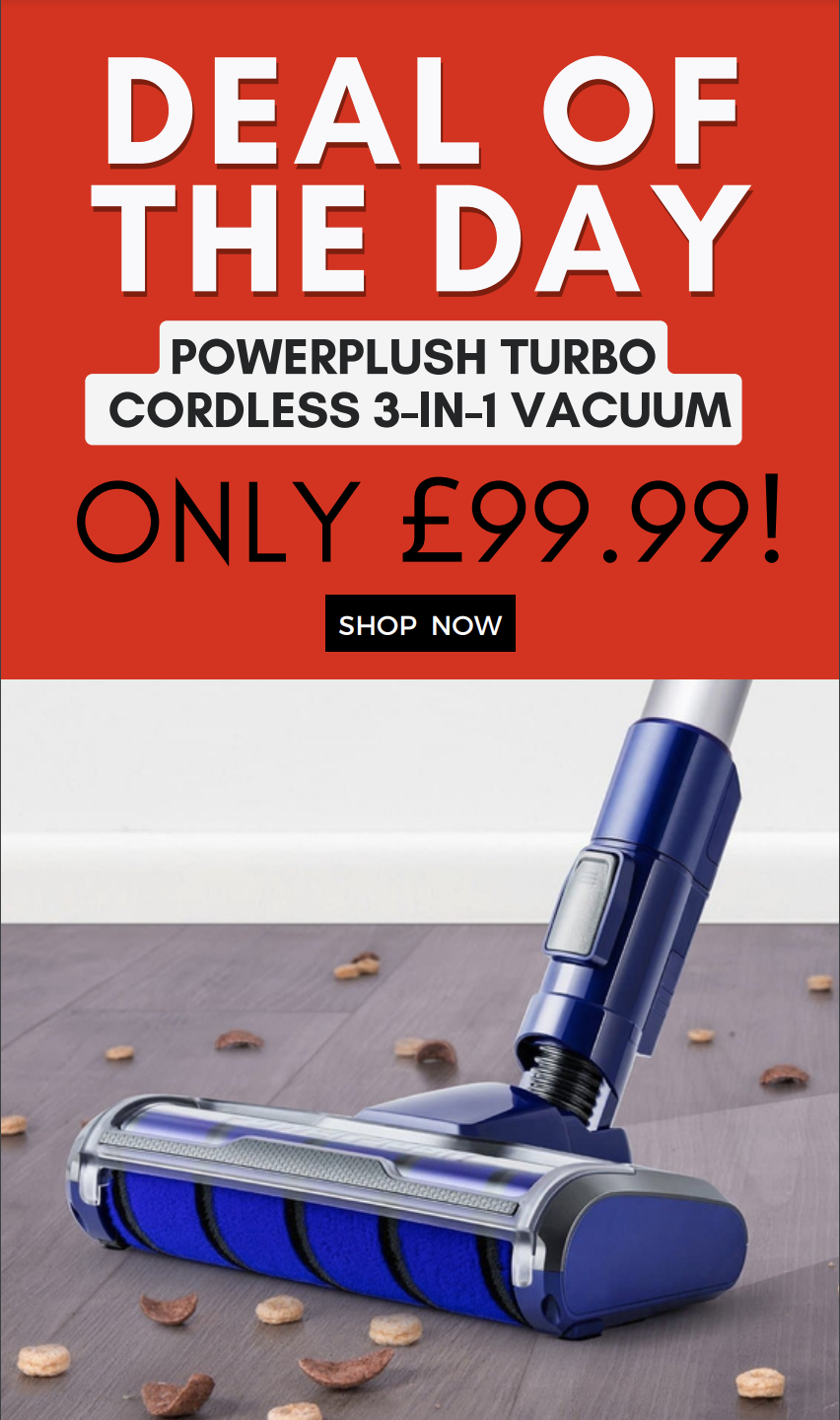 Swan Products PowerPlush Vacuum Only £99.99! 🔥 DEAL OF THE DAY Milled