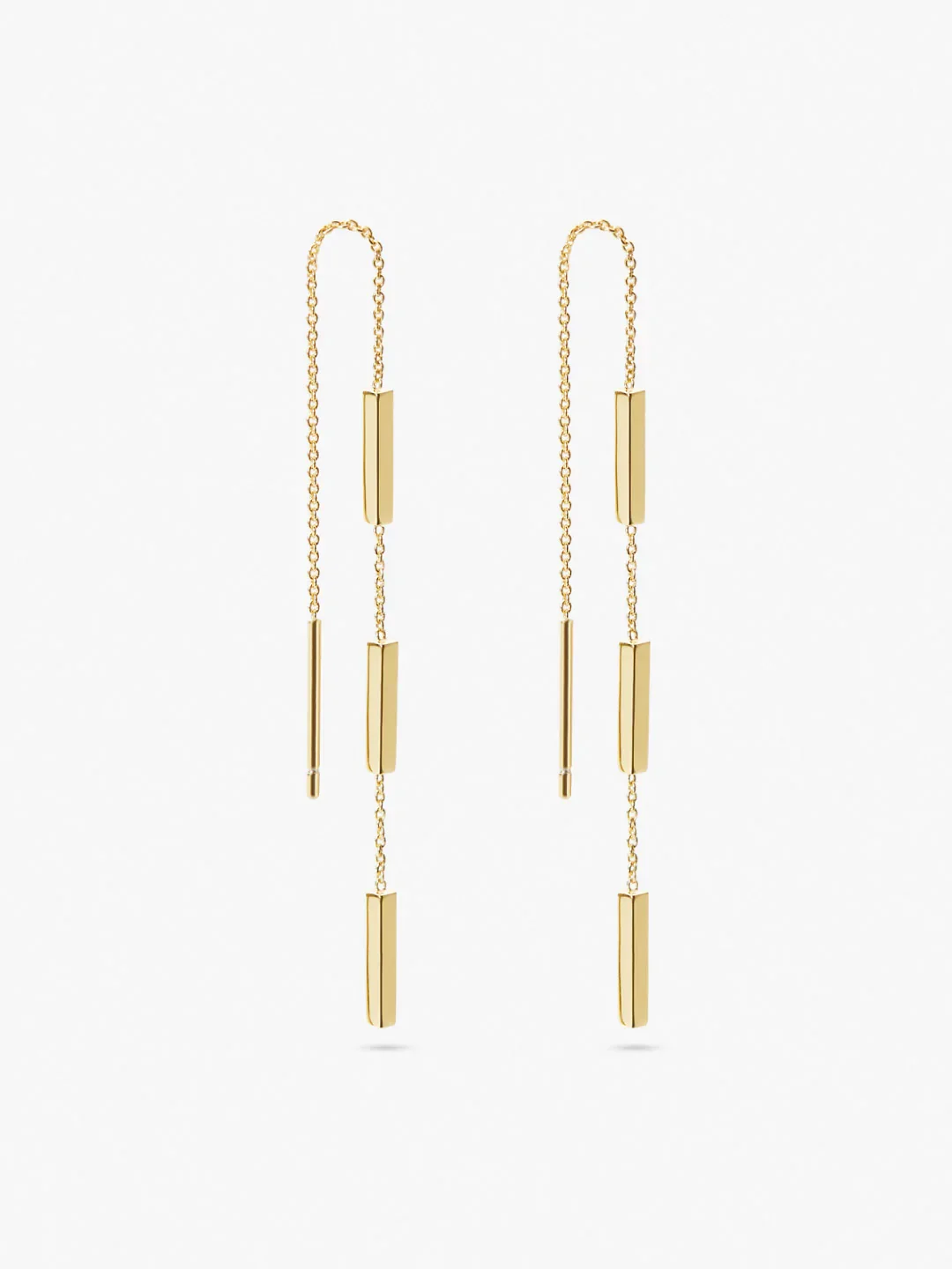 Gold Threader Earrings - Courtney