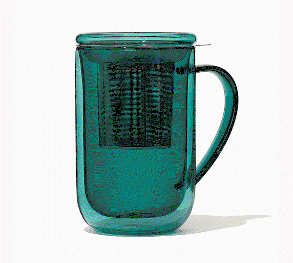 Colored Glass Nordic Mugs
