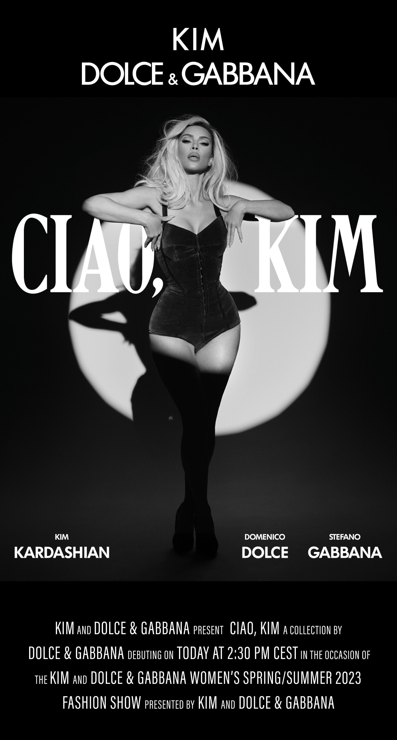 Dolce gabbana discount ciao kim