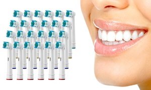 24er-/48er-Pack Zahnbürstenköpfe, kompatibel mit Oral B Zahnbürsten