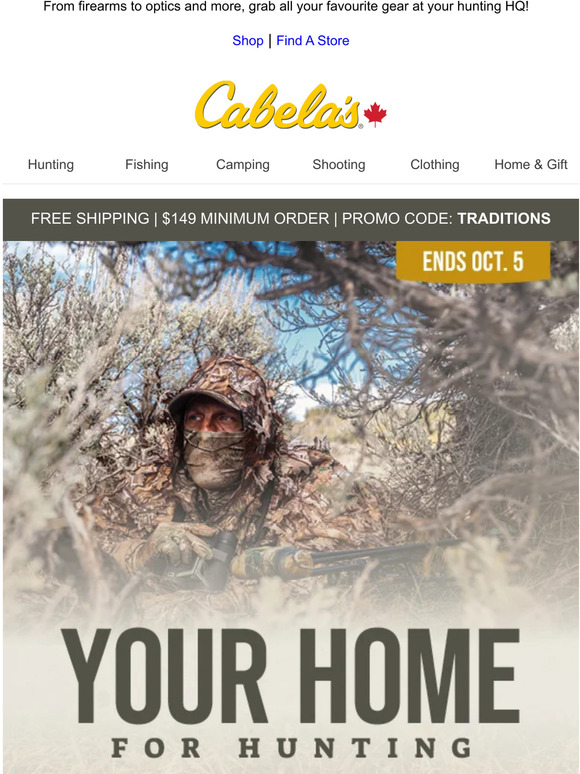 Cabela's Canada Hunting It's in our DNA Milled