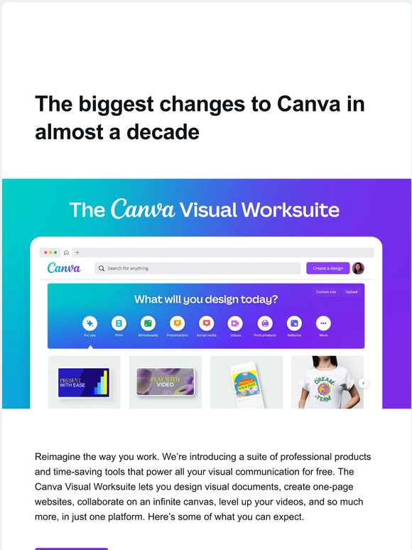 Canva: The Canva Visual Worksuite Part 1: Docs And Websites 🚀 | Milled