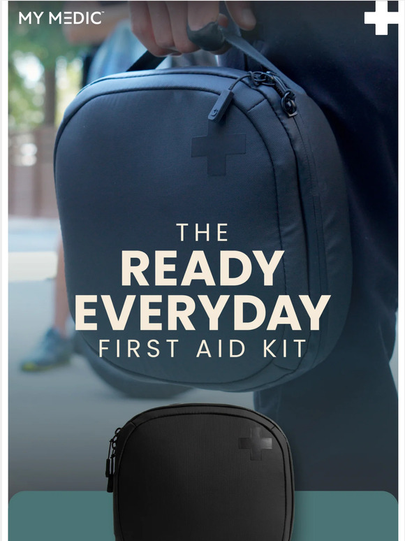 mymedic Be Ready with our NEW Everyday First Aid Kit! Milled