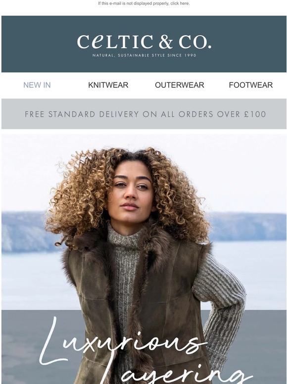 The Celtic Sheepskin Co Luxurious Layering Milled