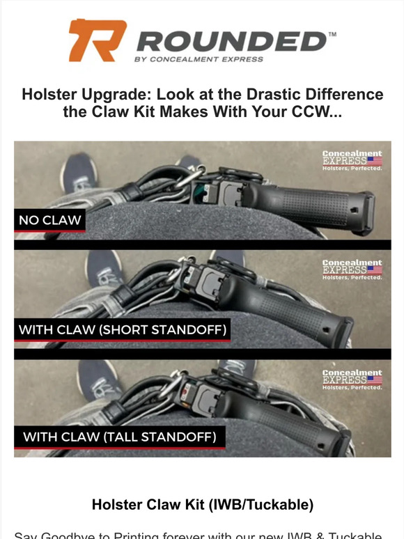 Concealment Express: Holster Upgrade: Look at the Drastic Difference