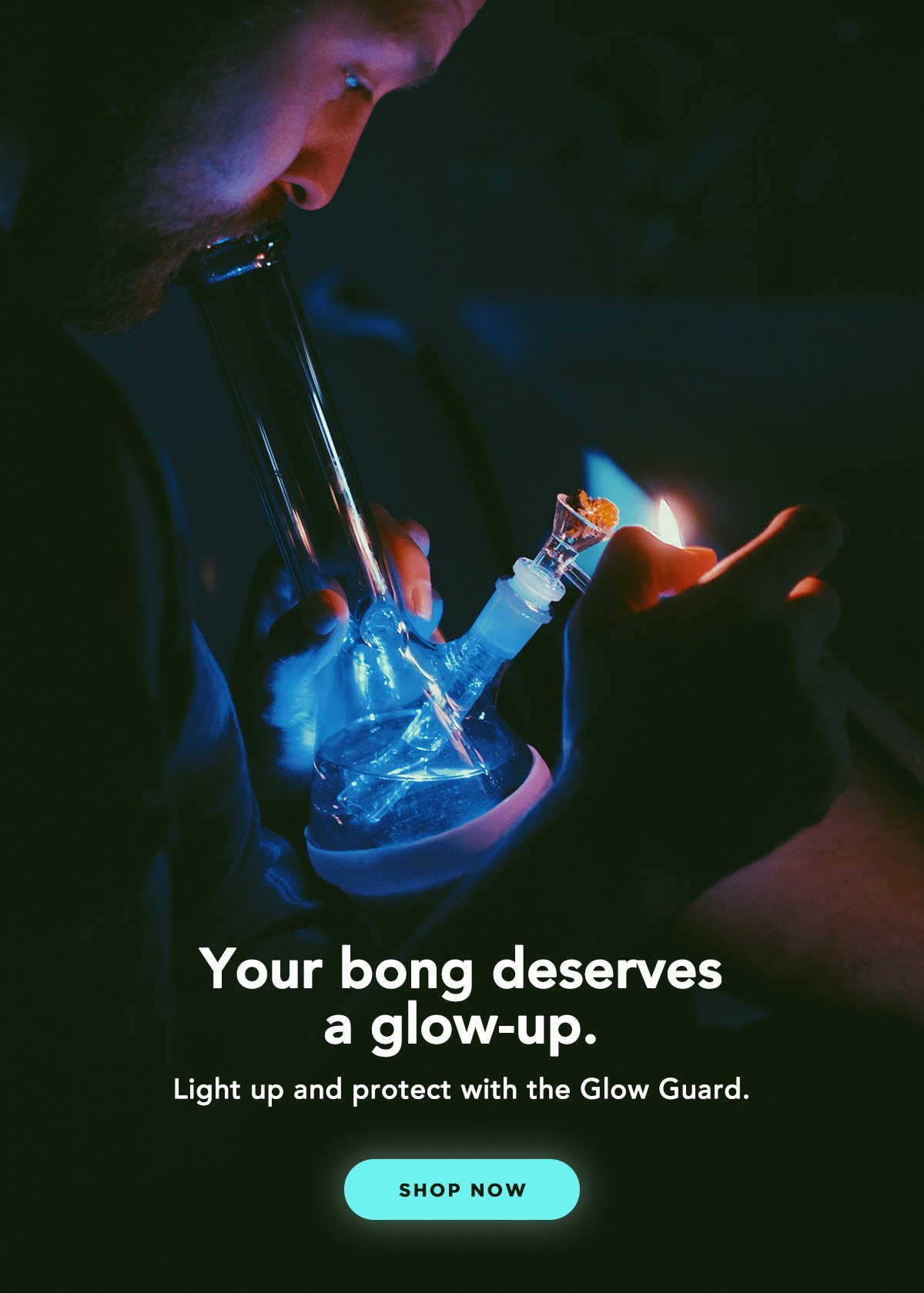 Shop the Glow Guard LED Bong Base at Smoke Cartel