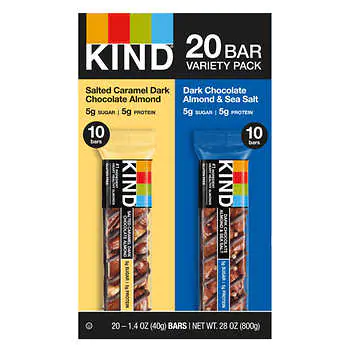 Kind Bar, Variety Pack, 1.4 oz, 20-Count