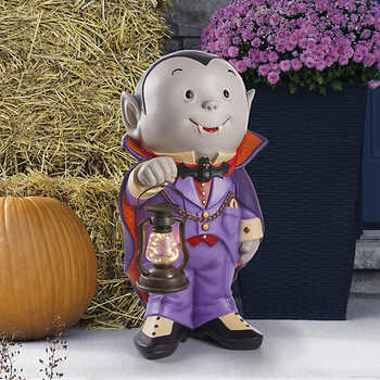 24-inch Halloween Vampire Greeter with LED Lantern