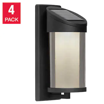 GTX Solar Wall Light, 4-Pack