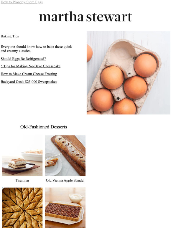 Martha Stewart Should Eggs Be Refrigerated? Milled