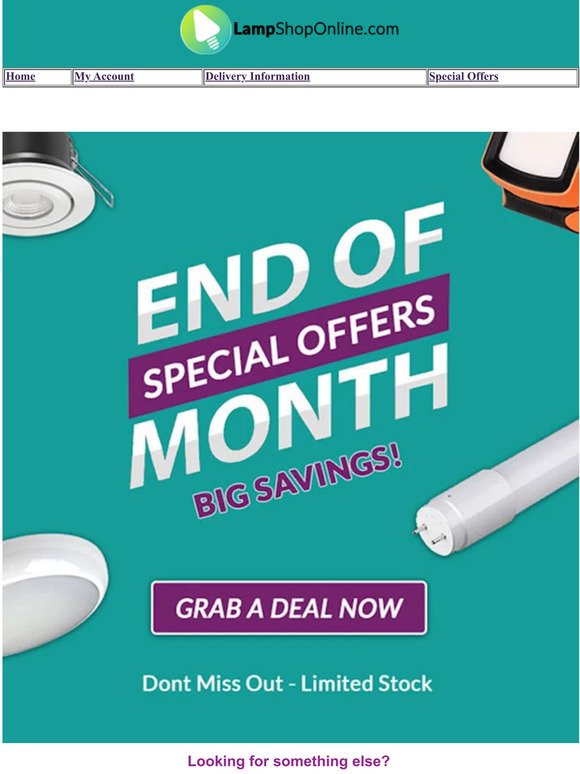 End of Month Offers