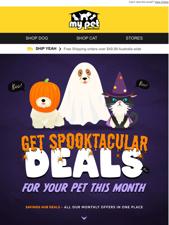 Get spooktacular deals this month