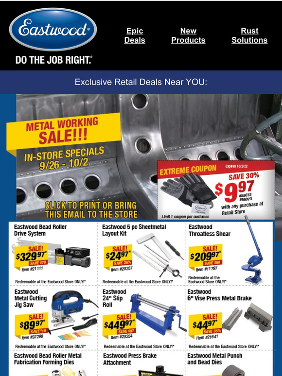 The Eastwood Company Retail Exclusive Deals You Can't Miss Milled