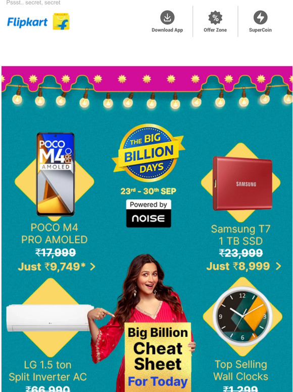 Flipkart (In case you missed it) This is for You! Milled