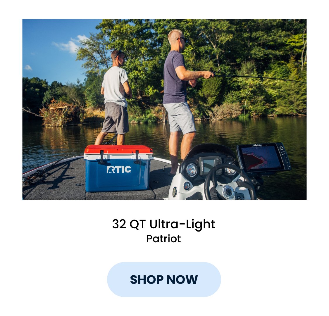 32 QT Ultra-Light Cooler, Patriot