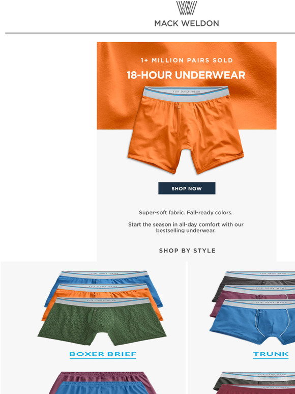 Mack Weldon: The best underwear for your summer.