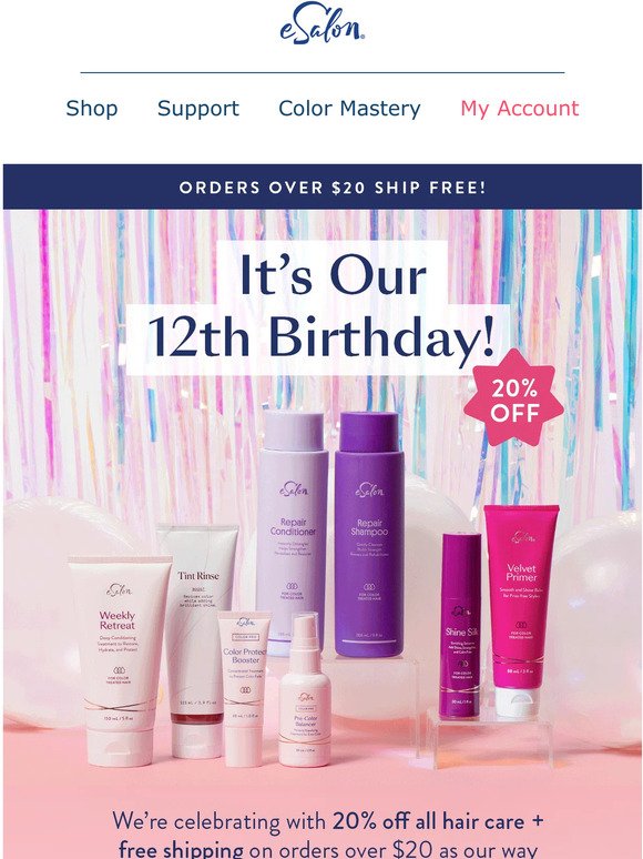 You’re invited to our birthday sale! 🎂