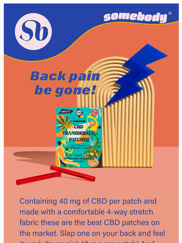 Sore back? We've got you covered.
