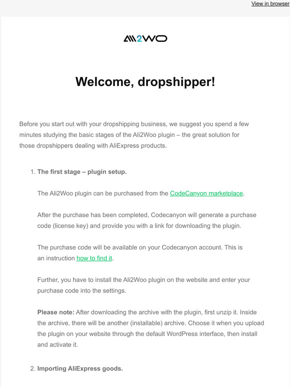 Welcome, dropshipper! 😎