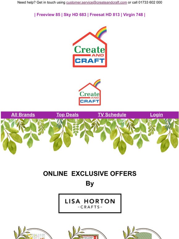 Online Exclusive Offers: Get up to 40% off selected Lisa Horton products!
