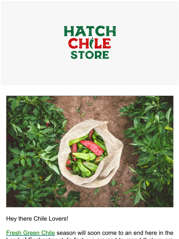 The Hatch Chile Company Hatch Chile Season is Winding Down Milled