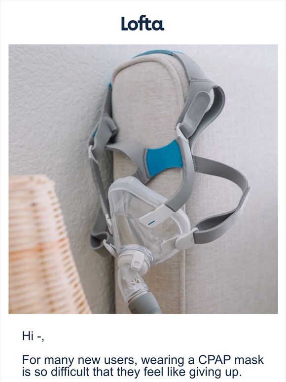 LOFTA 👍 The Easiest CPAP Mask to Use Milled