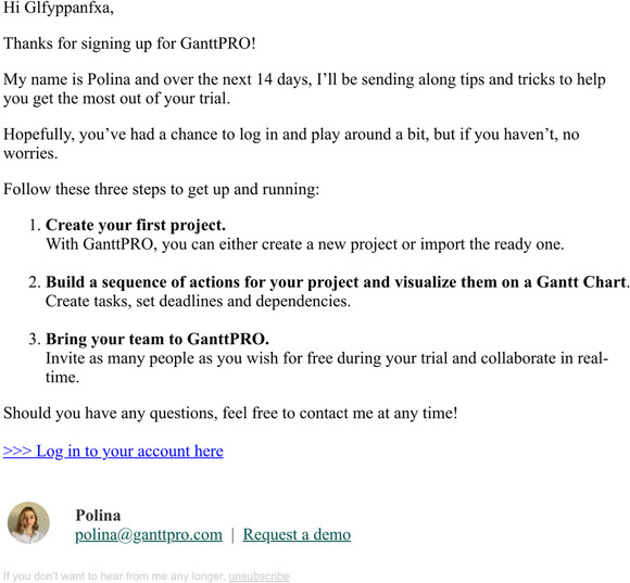 Your personal GanttPRO consultant