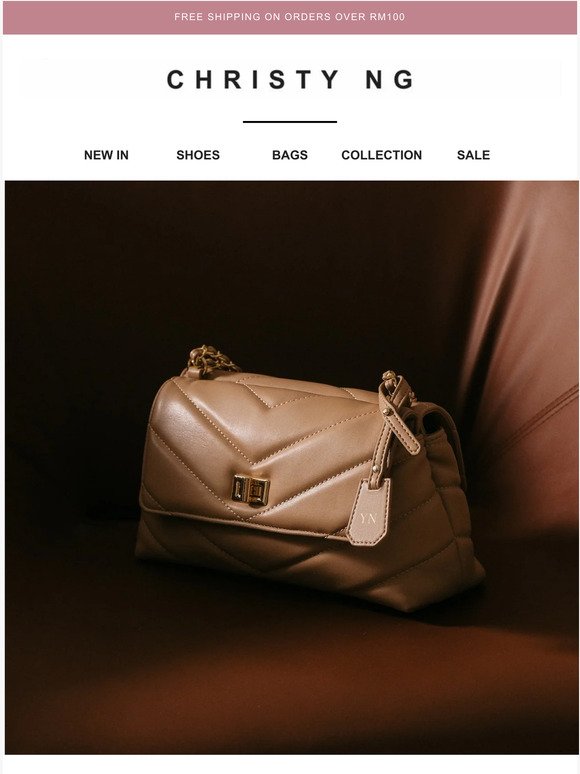 A closer look at your Felix bag. Launching this Friday at 11am only at www. ChristyNg.com #christyngbag, By ChristyNg.com