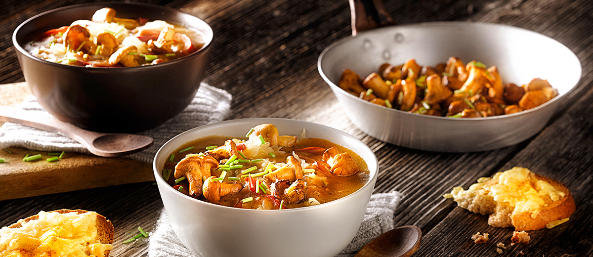 GEFRO: GEFROs Rezept der Woche: Sauerkrautsuppe mit Pfifferlingen | Milled