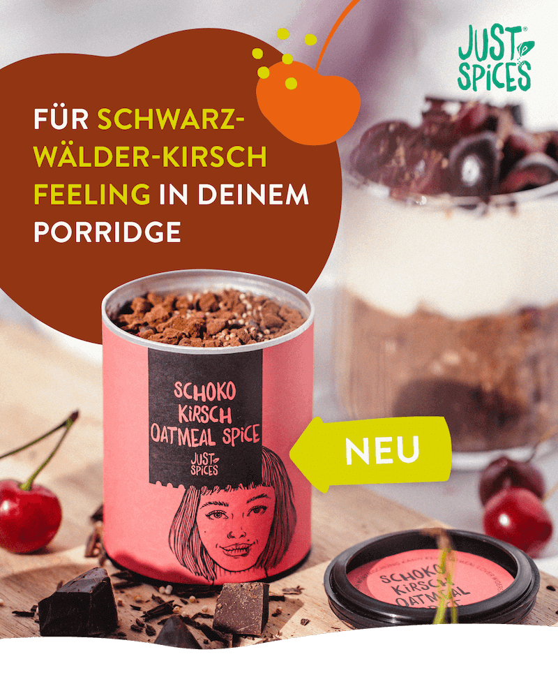 Justspices.De: Unser Schoko Kirsch Oatmeal Spice ist da! 🍒🍫 | Milled