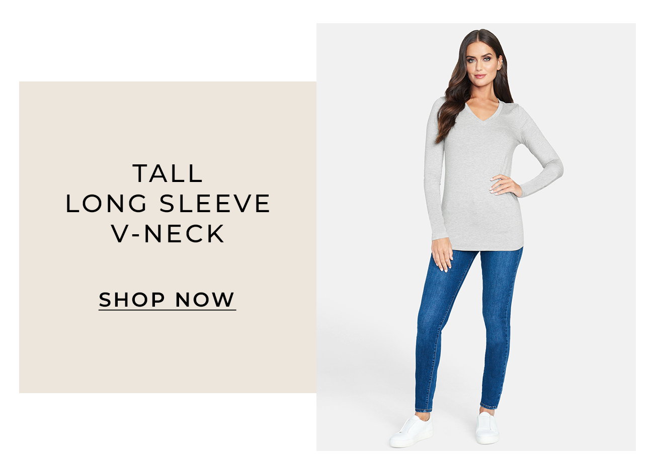 Alloy Basics - Tall Long Sleeve V-Neck