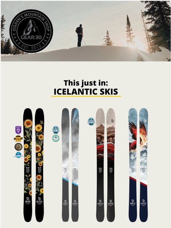 Icelantic skis are HERE ❄️