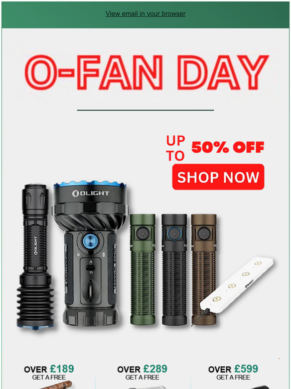 Olight 4 Hours Sale & Hot Selling Torch Is Coming Milled