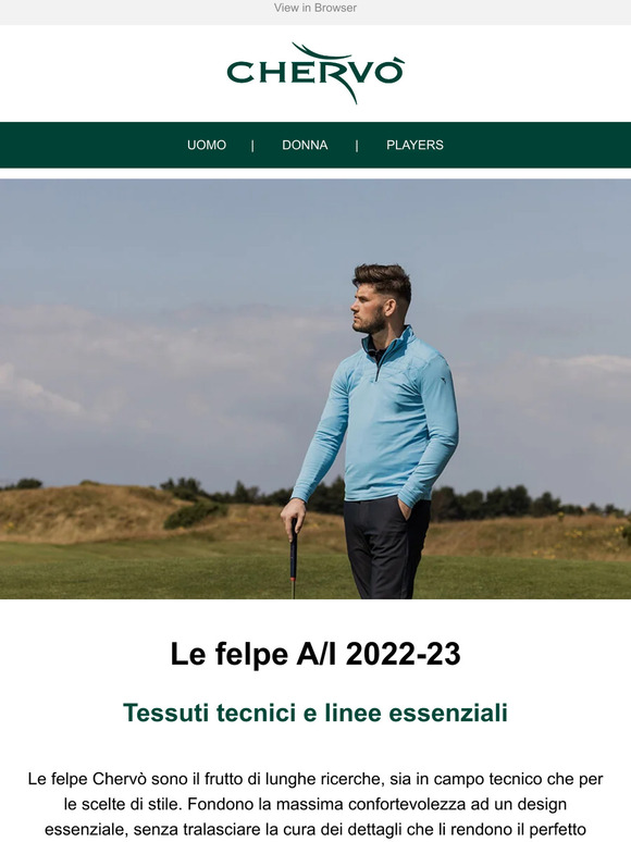A/I 2022-23: Scopri le felpe Chervò